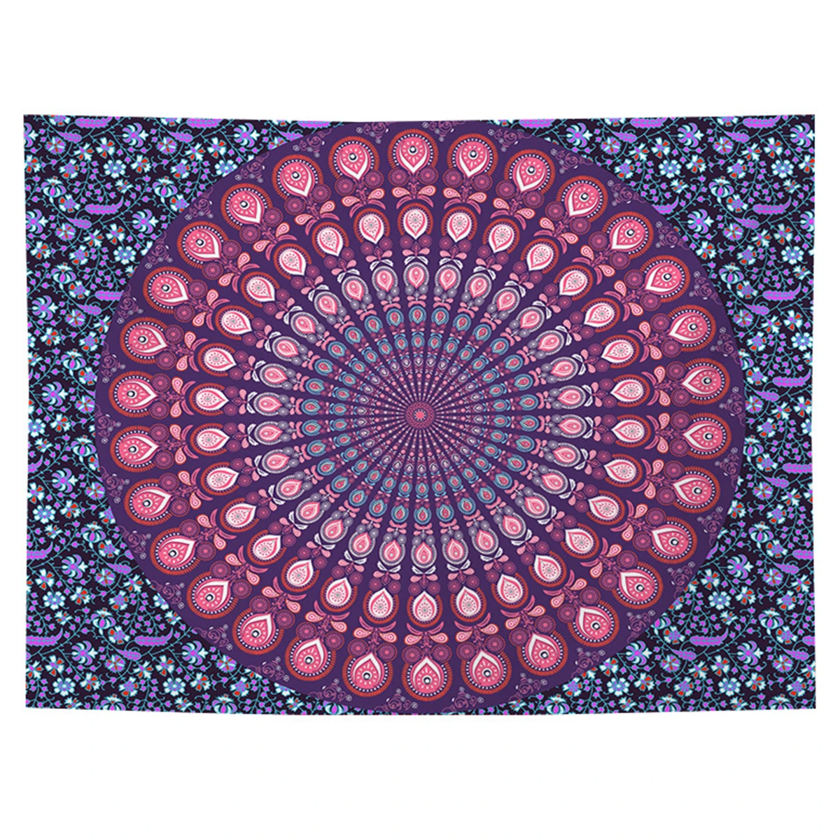 

Indian Mandala Tapestry Polyester Indian Mandala Blanket Mandala Tapestry Bohemian Wall Hanging Bedding Tapestry Sleeping