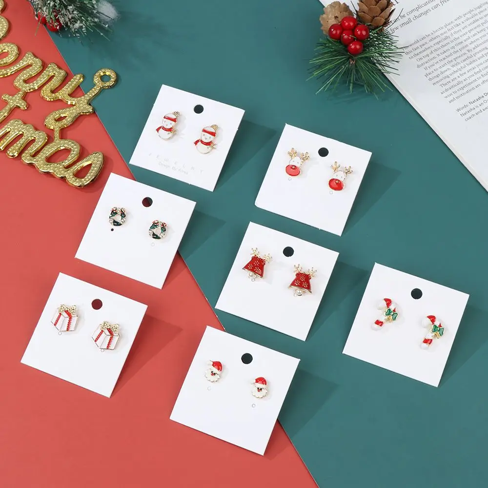 Домашний Санта-Клаус Лось Подвеска Рождественские подарки Серьги-гвоздики