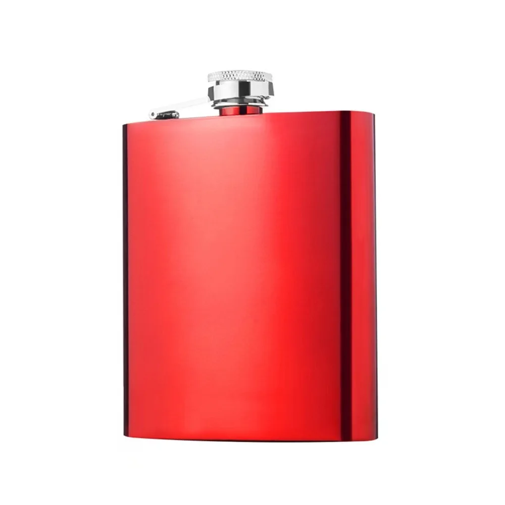 

7oz Stainless Steel Hip Flask with Funnel Pocket Hip Flask Alcohol Whiskey Hip Flask Screw Cap 8oz Steel Hip Flask Flagon