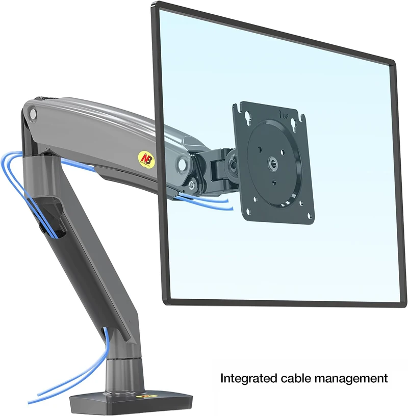 

NB North Bayou Monitor Arm Desk Mount Ultra Wide Full Motion Swivel Long Arm with Gas Spring for 22''-35'' G70