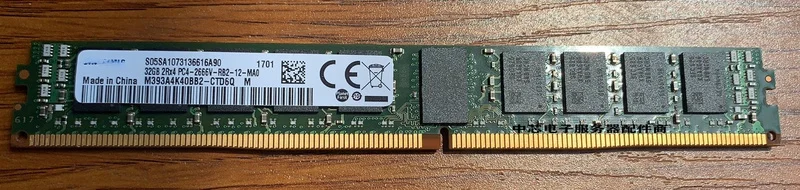 

RAM 32G DDR4 2400T 2666V REG narrow LVP memory
