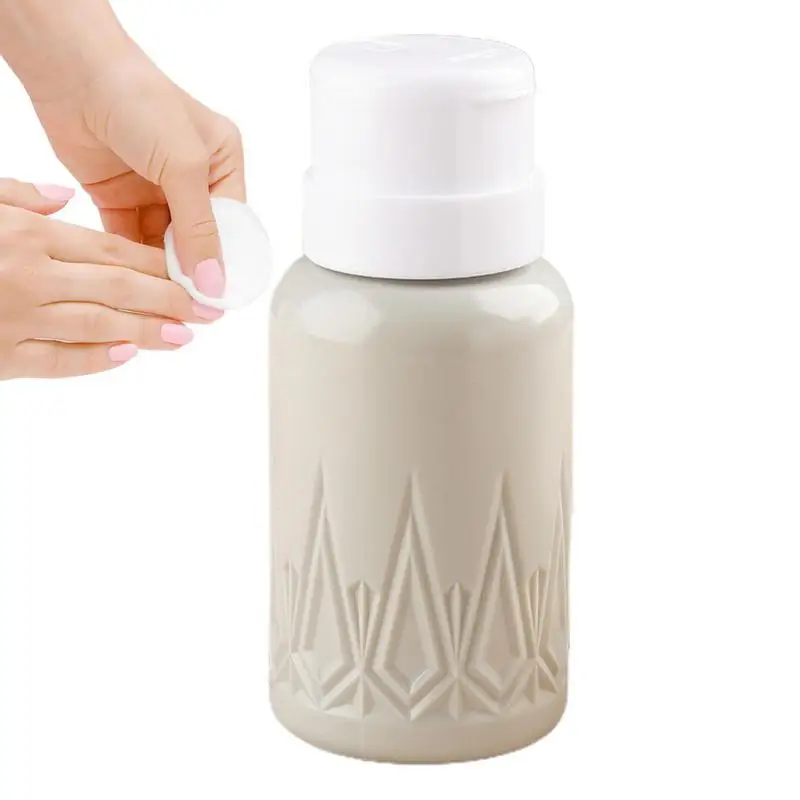 

Nail Polish Remover Pump Dispenser Empty Press Type Dispenser Pump Coordinated Color Empty Bottle Container For Nail Salon Home