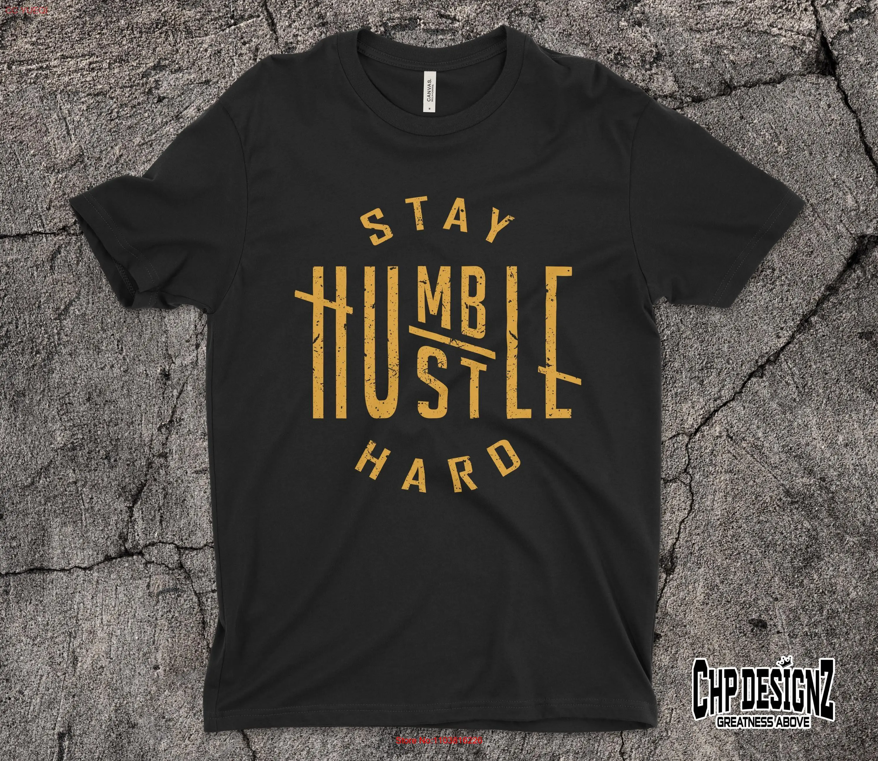 Жесткая футболка Stay Humble Hustle винтажная вдохновляющая мотивационная мужская и