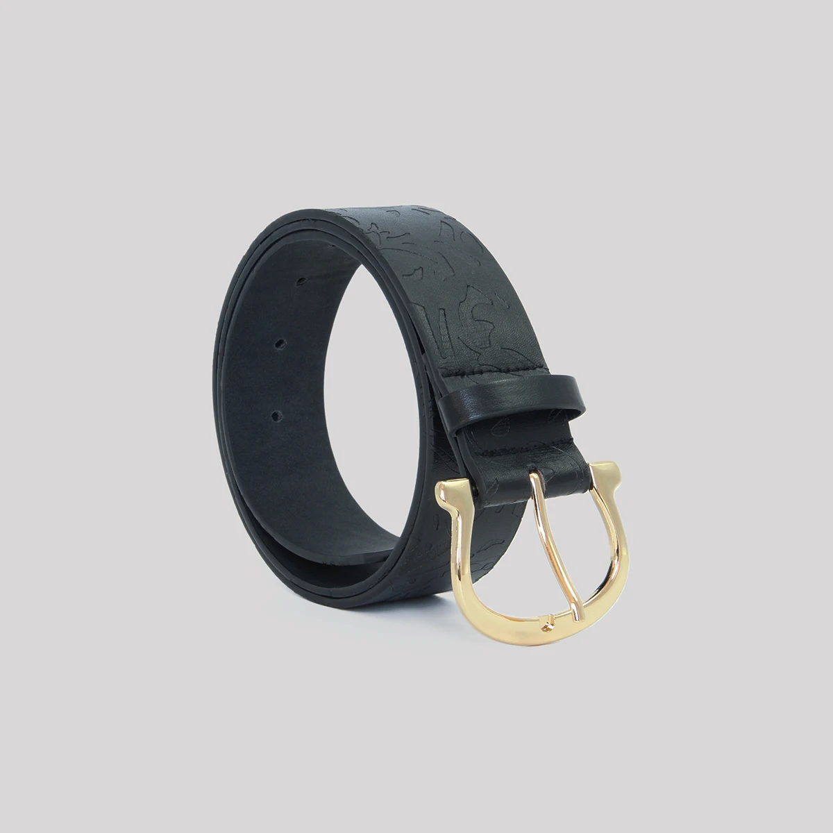 

2022 Winter New Arrival Original Buckle Belts For Women Embossing Process Belts Luxury Female Accessories