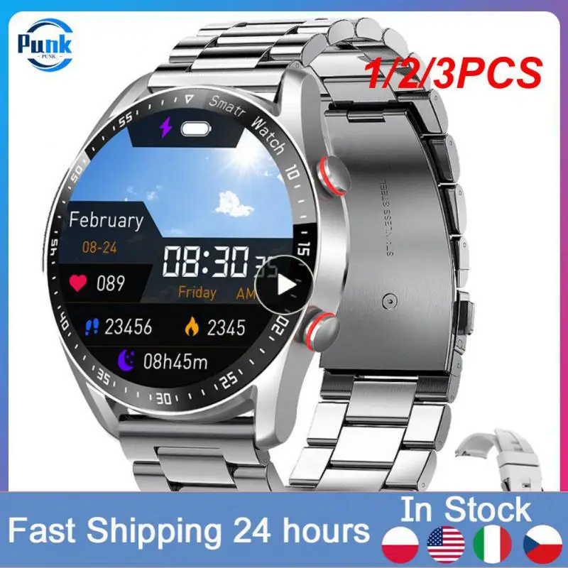 

1/2/3 шт., мужские водонепроницаемые Смарт-часы