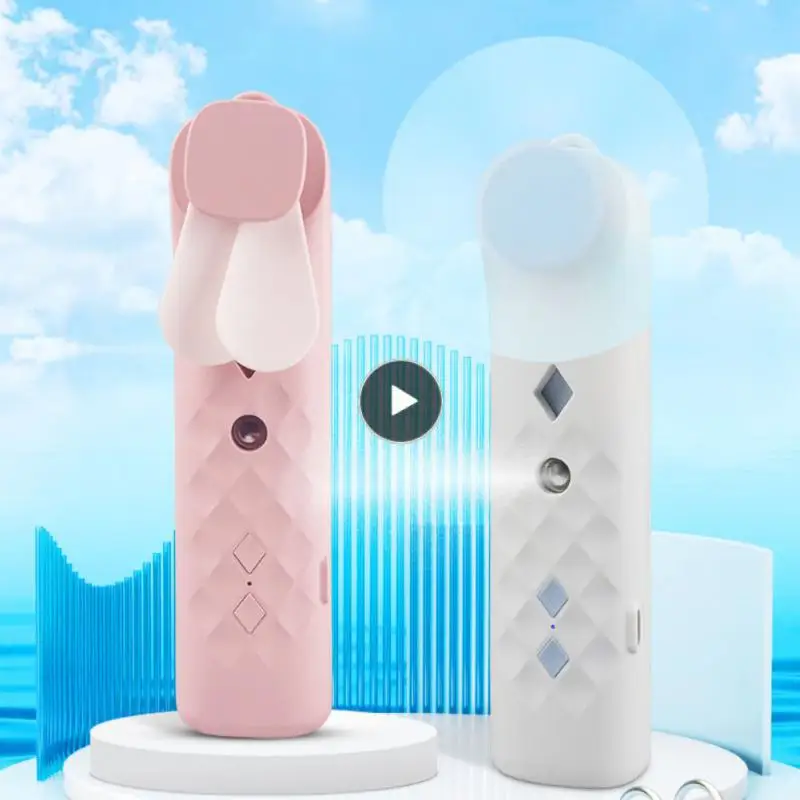 

Fan Spray Handheld USB Portable Sound-off USB Rechargeable Outdoor Mini Student Fan Water Replenishing Instrument Humidifier