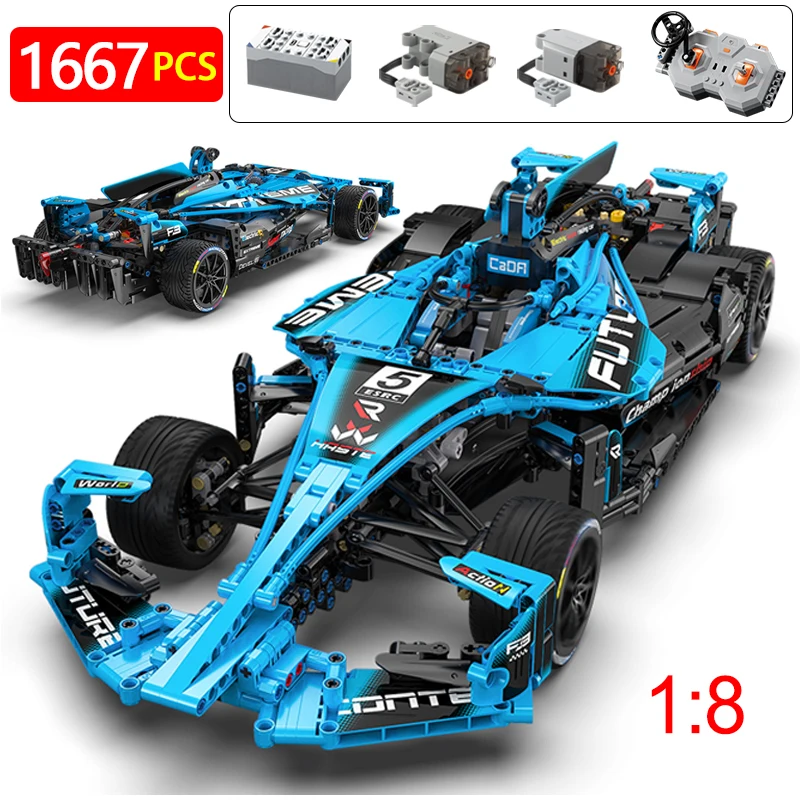 

1667pcs Technical City RC Super Racing Speed Car Building Blocks Remote Control Sports Drift Vehicle Bricks Toys For Children