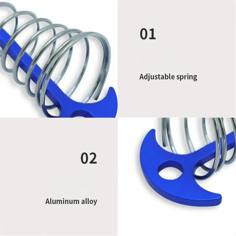 Пружинный гвоздь Синий алюминиевый сплав Светлый материал Маленькие и