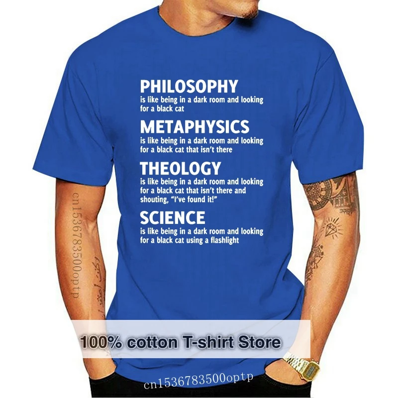

Мужская футболка с философией, метофикой, теологией, научной цитатурой, Женская необычная Юмористическая Мужская футболка, новая мода, солн...