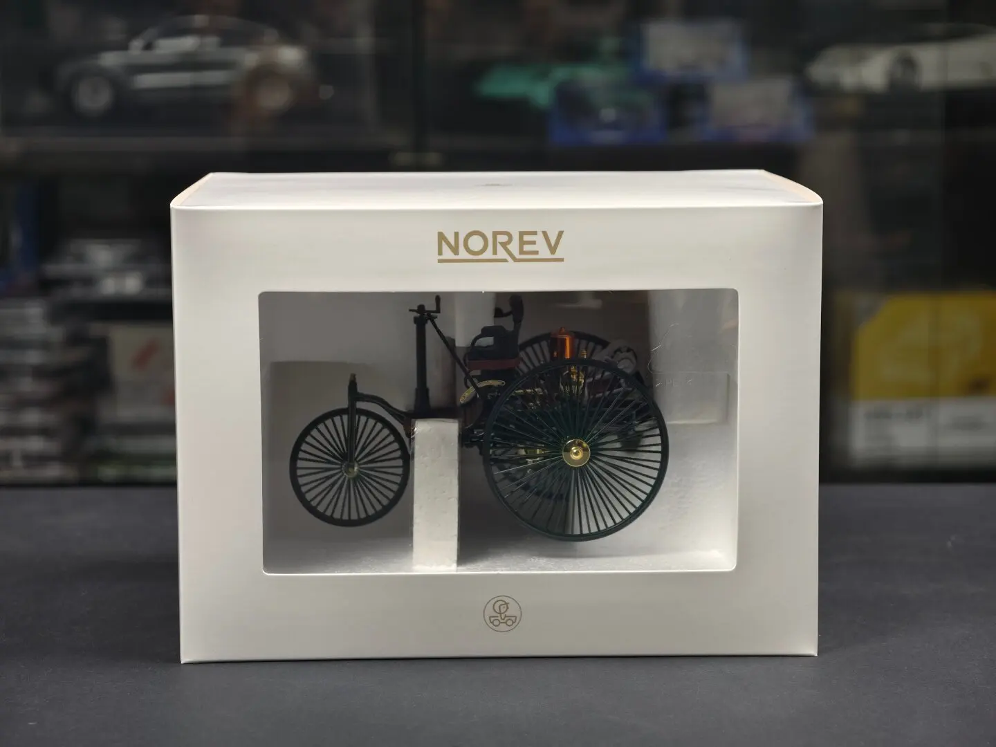 Металлическая модель винтажного автомобиля Mercedes-Benz 1886 года, масштаб 1:18, NOREV (art.: 3920da123d013) - 3920da123d013