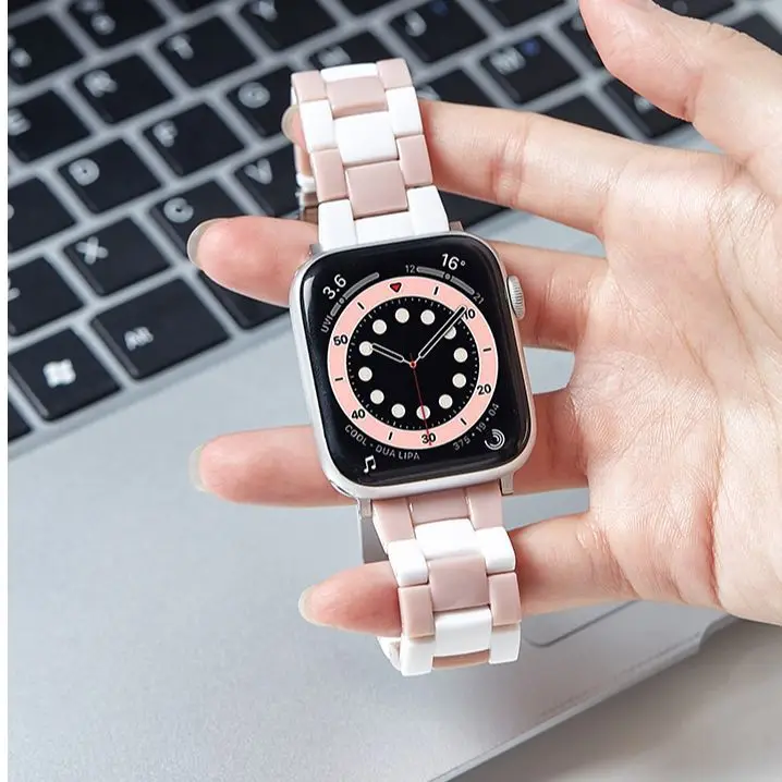 

Newest Strap for Apple Watch Band Series SE 7 6 5 4321 Transparent for Iwatch bracelet 38mm 40mm 42mm 44mm Watchband accessories