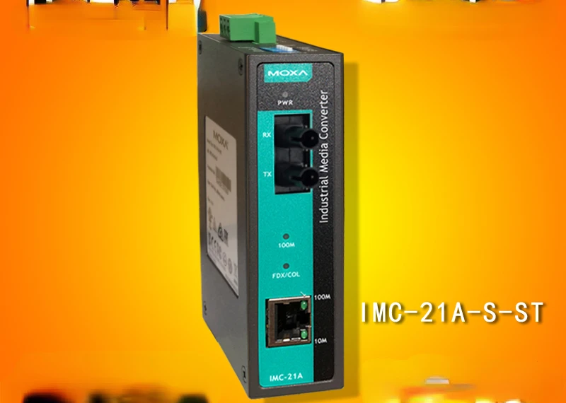 

MOXA IMC-21A-S-SC single-mode photoelectric converter 1 light 1 electricity ST interface Mosa