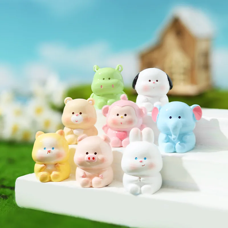 Model Kawaii Small Animal Anime Figures Mystery Box Childrenal Birthday Gift Toys