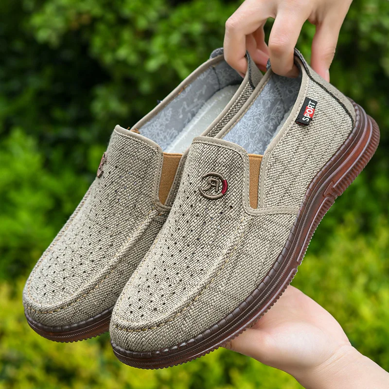 Мужская тканевая повседневная спортивная обувь осенняя новая модная легкая