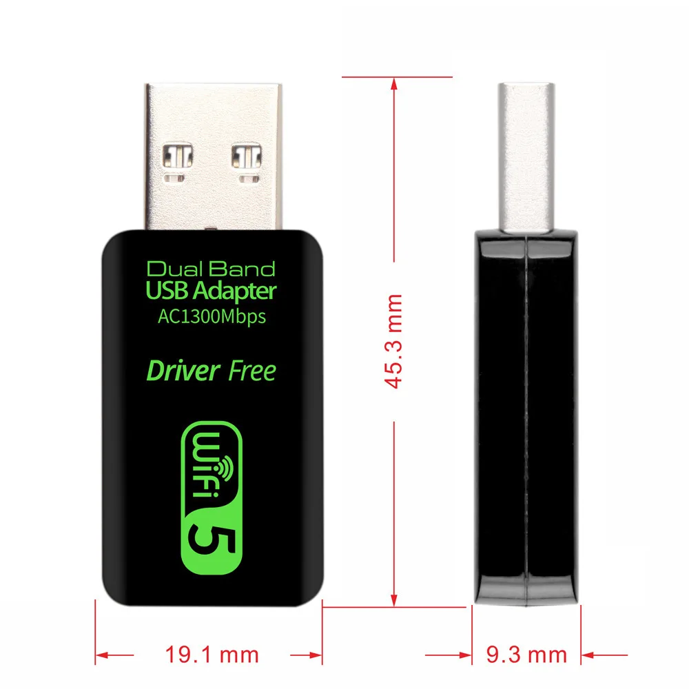 1200 Мбит/с 5 ГГц Wi-Fi адаптер Usb 3 0 антенна Ethernet для ПК ноутбука сетевая карта Dongle