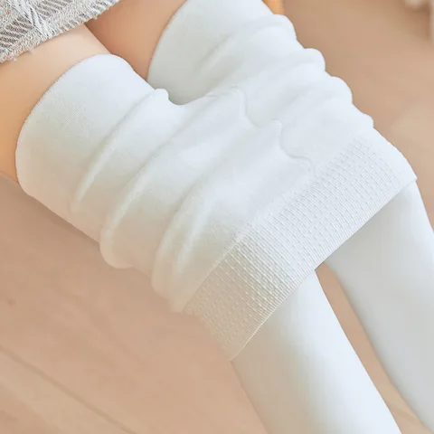 Женские утеплённые флисовые колготки COZOK белые
