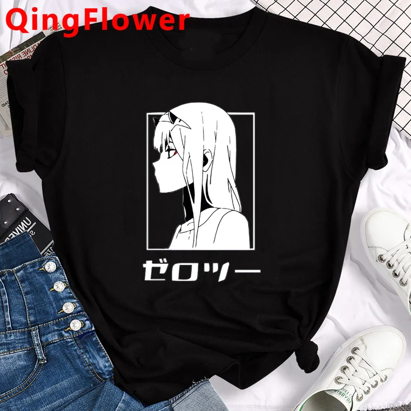 

Darling in the Franxx Zero Two Inuyasha Nagatoro t shirt male vintage harajuku kawaii aesthetic print japanese clothes ulzzang