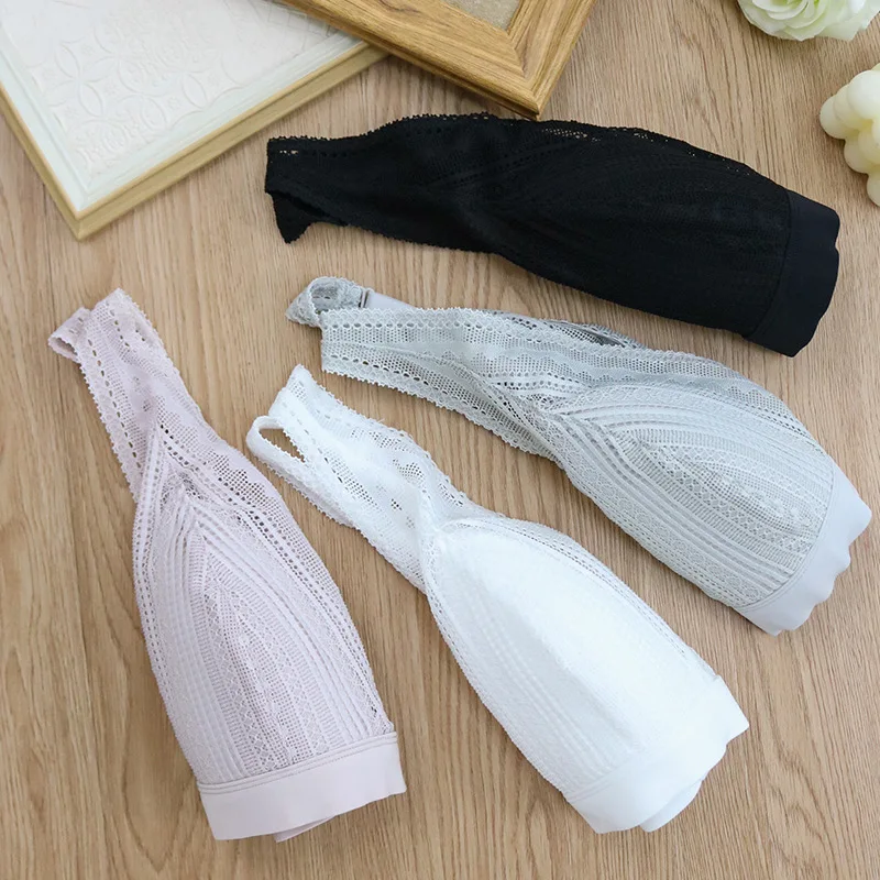 Женский тонкий бюстгальтер без косточек с тонкой подкладкой из 100% шелка тутового