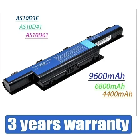 % аккумулятора для Acer Aspire AS10D31 AS10D81 V3-571G V3-771g AS10D51 AS10D61 AS10D75 5741 5742 5750 5551G 5560G 5741G 5750G