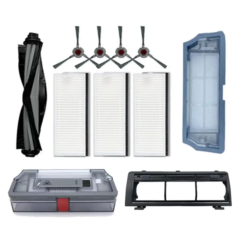 Vacuum Cleaner Main Brush Cover Side Brush HEPA Filter Dust Box Primary Filter for Yeedi mop station Robot Vacuum Cleaner Parts