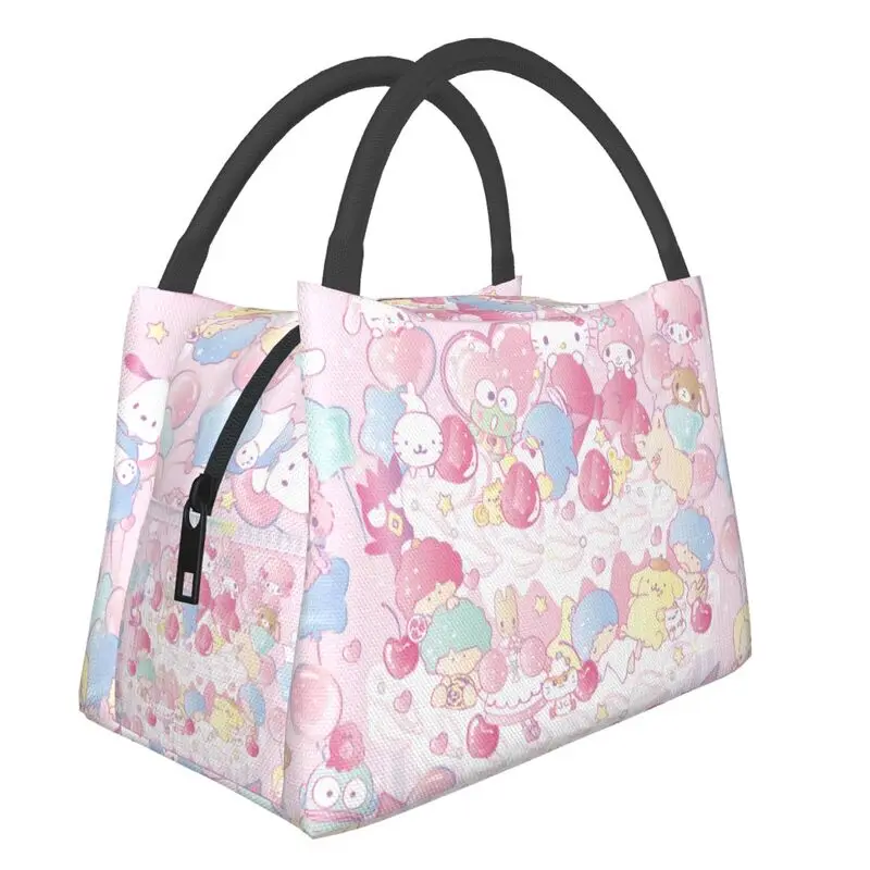 

Сувениры, японские анимационные Изолированные сумки для ланча для женщин, многоразовые Мультяшные TV термоохлаждающие сумки для ланча, кемпинга, путешествий