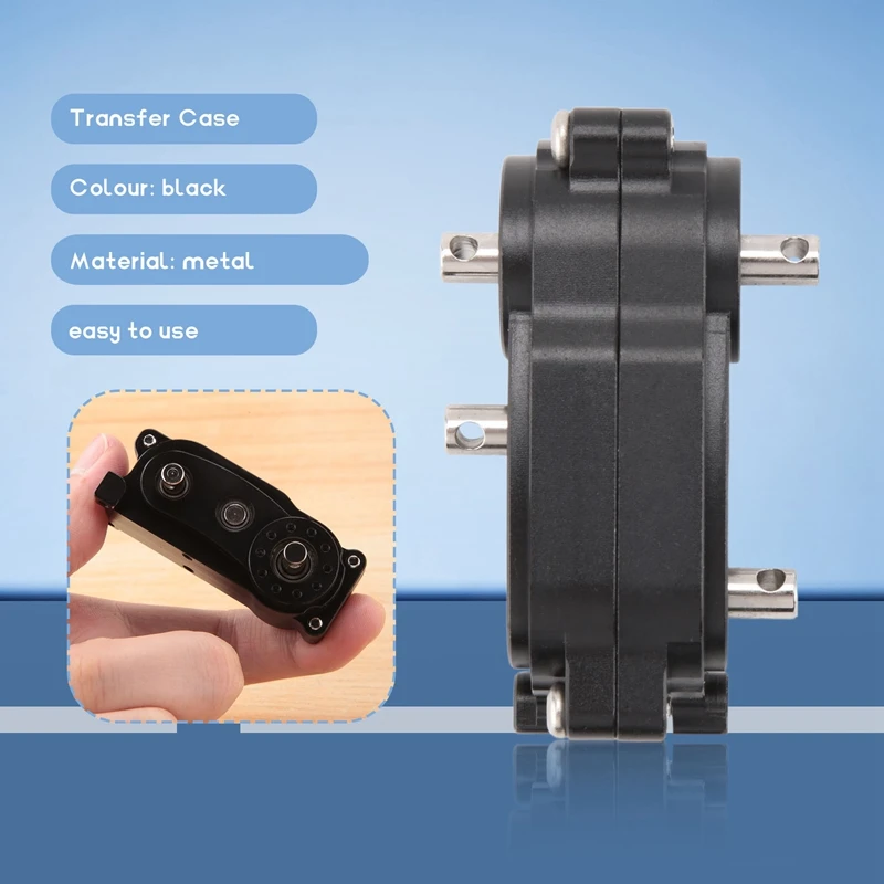 Префиксиальная коробка передач для 1/10 RC гусеничного автомобиля Axial SCX10 и II 90046