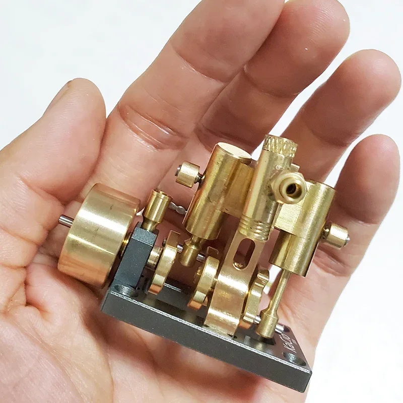 Мини-линейная двухцилиндровая ретро модель парового двигателя игрушка для