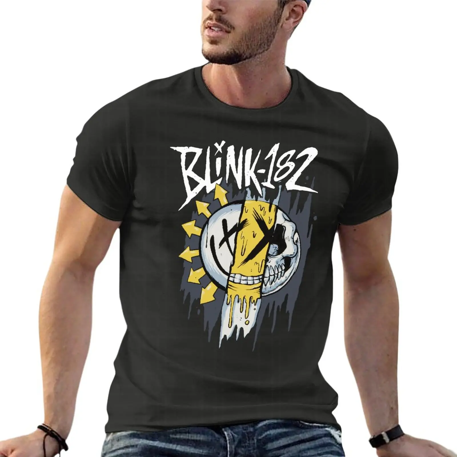 

Blink 182 - Mixed Up Death Metal Band Oversized T-Shirts Personalized Men Clothes Short Sleeve Streetwear Plus Size Tops Tee