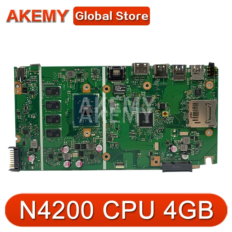 

Материнская плата X541NA N4200/N3350/N3700U, 4 Гб ОЗУ, REV 2,1 Для ASUS X541 X541N X541NA, материнская плата для ноутбука 90NB0B30-R00031, бесплатная доставка