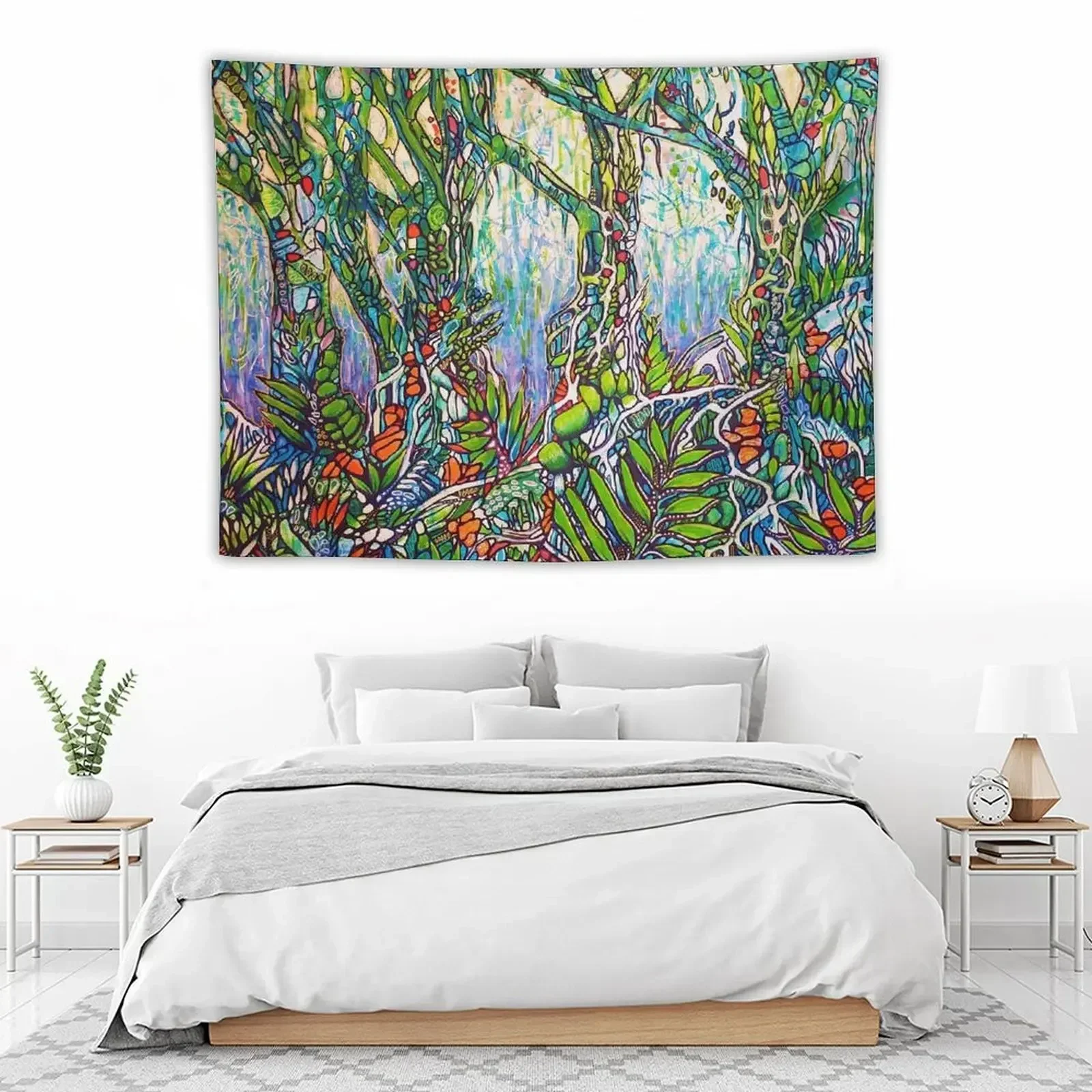 Гобелен из дикого тропического леса гобелен для стен украшение на заказ комнат