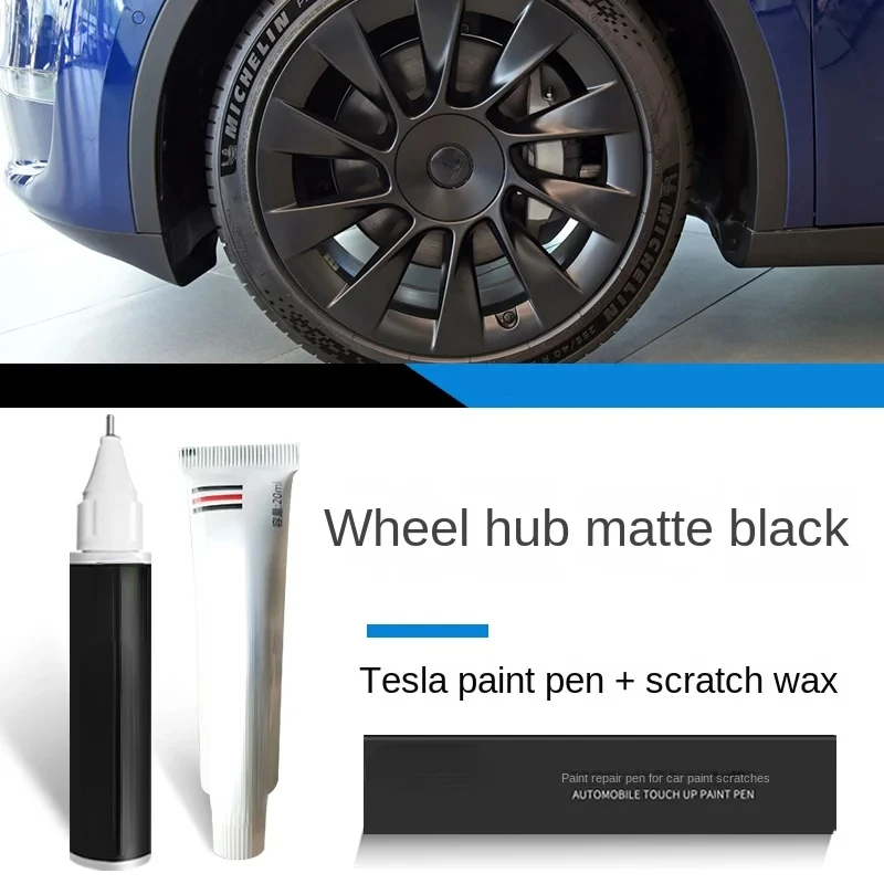 

Ручка для краски подходит для Tesla Model y Фиксатор краски Черный Белый Модель Y Аксессуары Крышка ступицы колеса Автомобильная краска Царапина Juniper