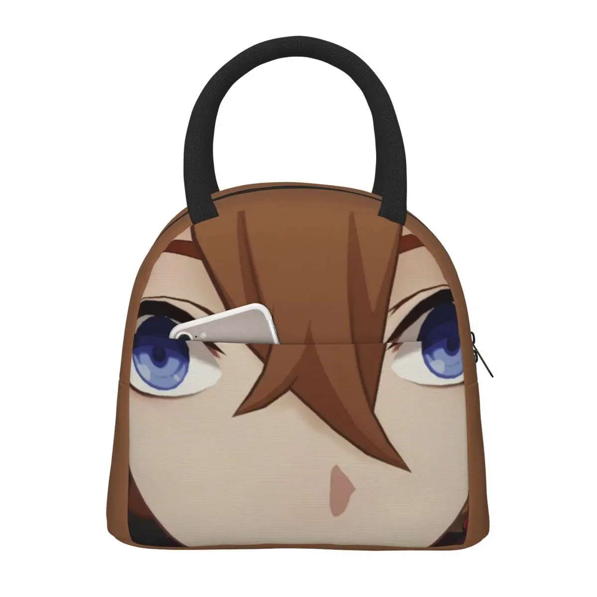 

Childe Genshin Impact Lunch Bags Waterproof Insulated Canvas Cooler Bag Game Thermal Food Work Lunch Box for Women Girl