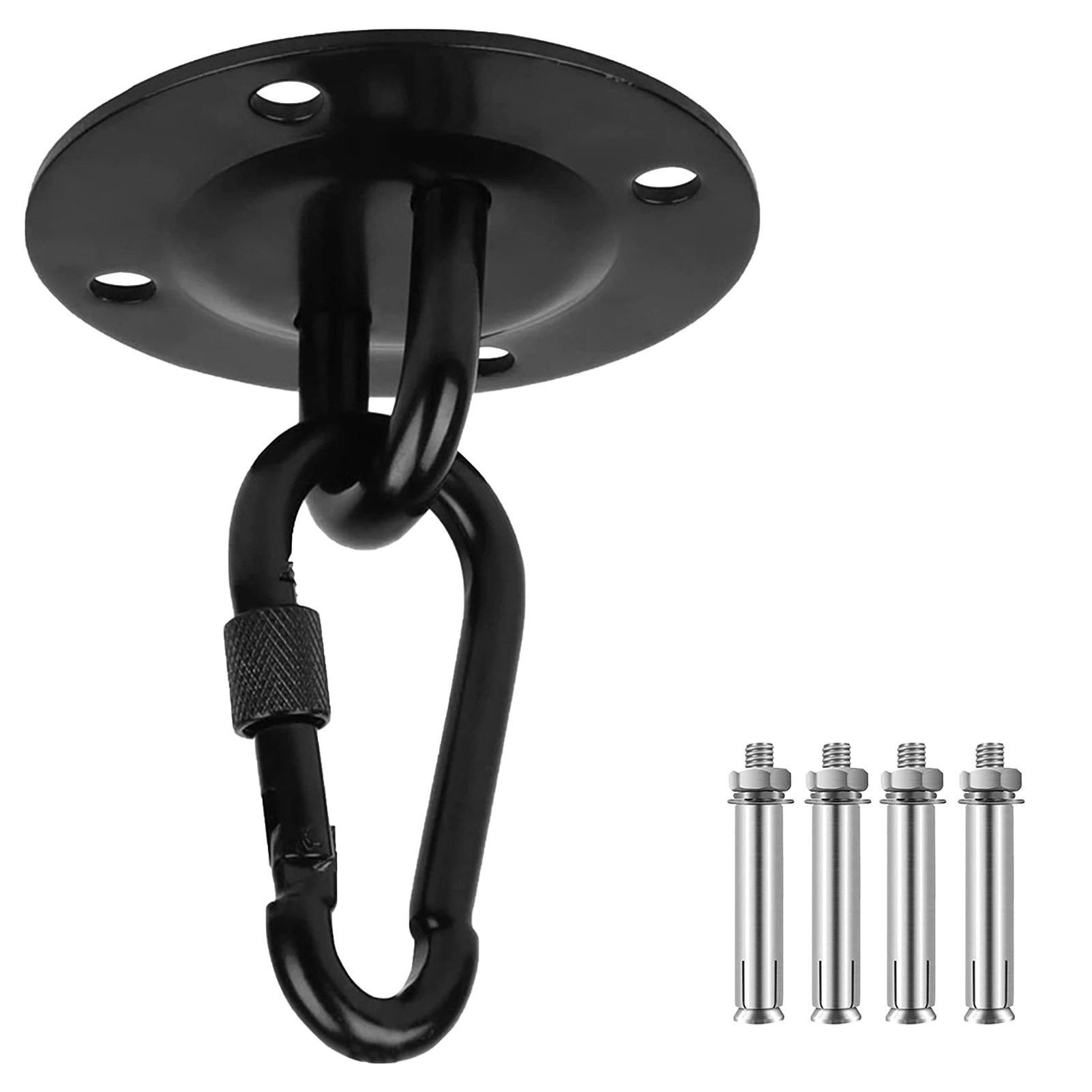 

Heavy Duty Gym Wood Hanging Chair Hammock Attachment Up To 400kg Swing Concrete Indoor Outdoor Ceiling Hook Yoga Bracket Robust