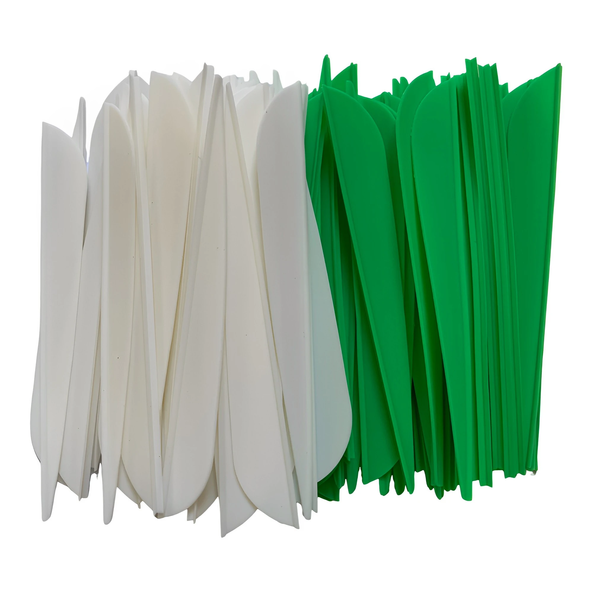 50 шт./лот 4-дюймовые ТПУ резиновые стрелы перья в форме капли воды резка Fletching