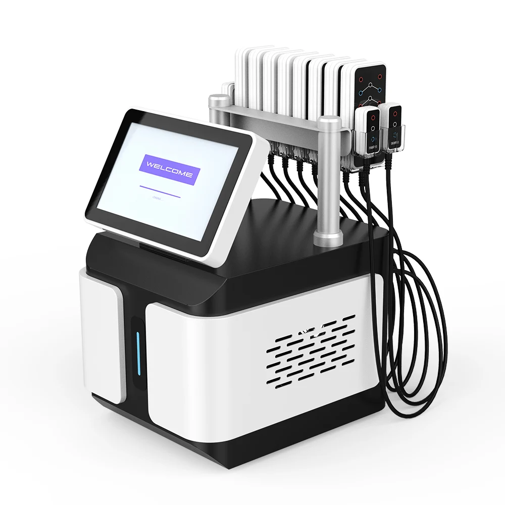 Фото 6D Lipo Laser Pads Машина с 6 длинами волн 12 подушечек мощностью 160 МВт для моделирования тела №3