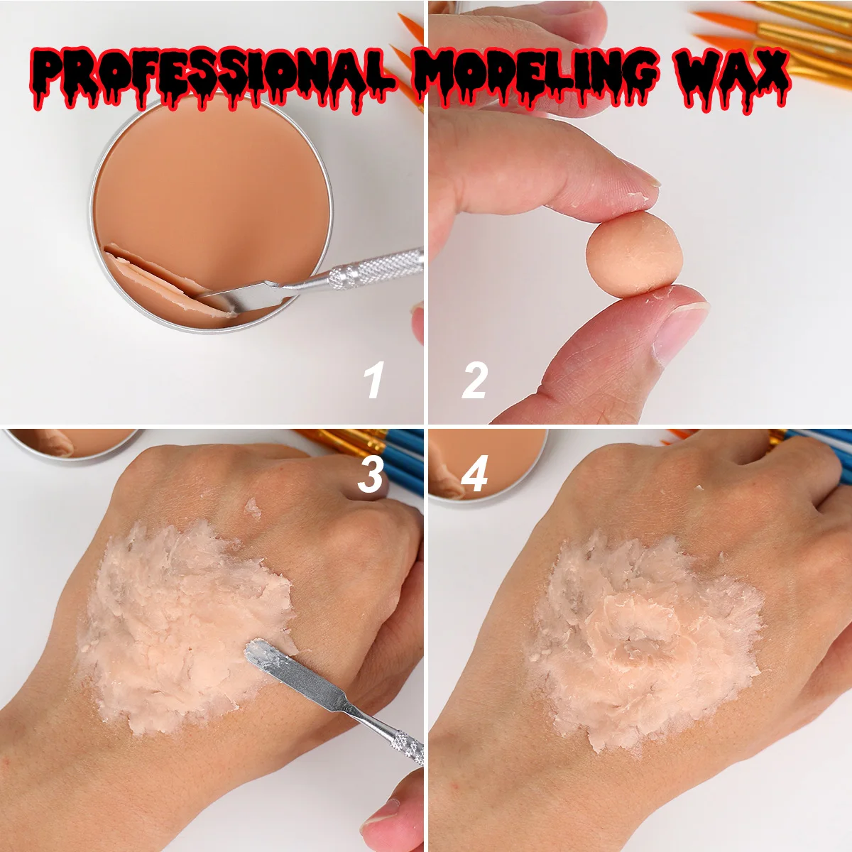 Bowitzki макияж на Хэллоуин спецэффекты масляная краска для лица и тела