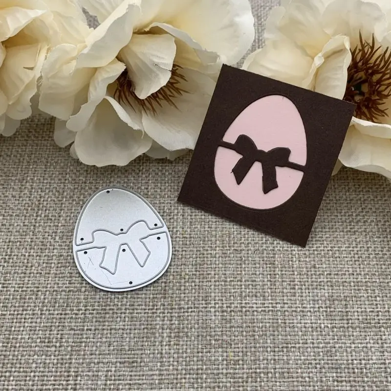 

Бант Яйцо Украшение металлические высекальные штампы для «сделай сам» Скрапбукинг декоративное тиснение ручная работа высекальные шаблон...