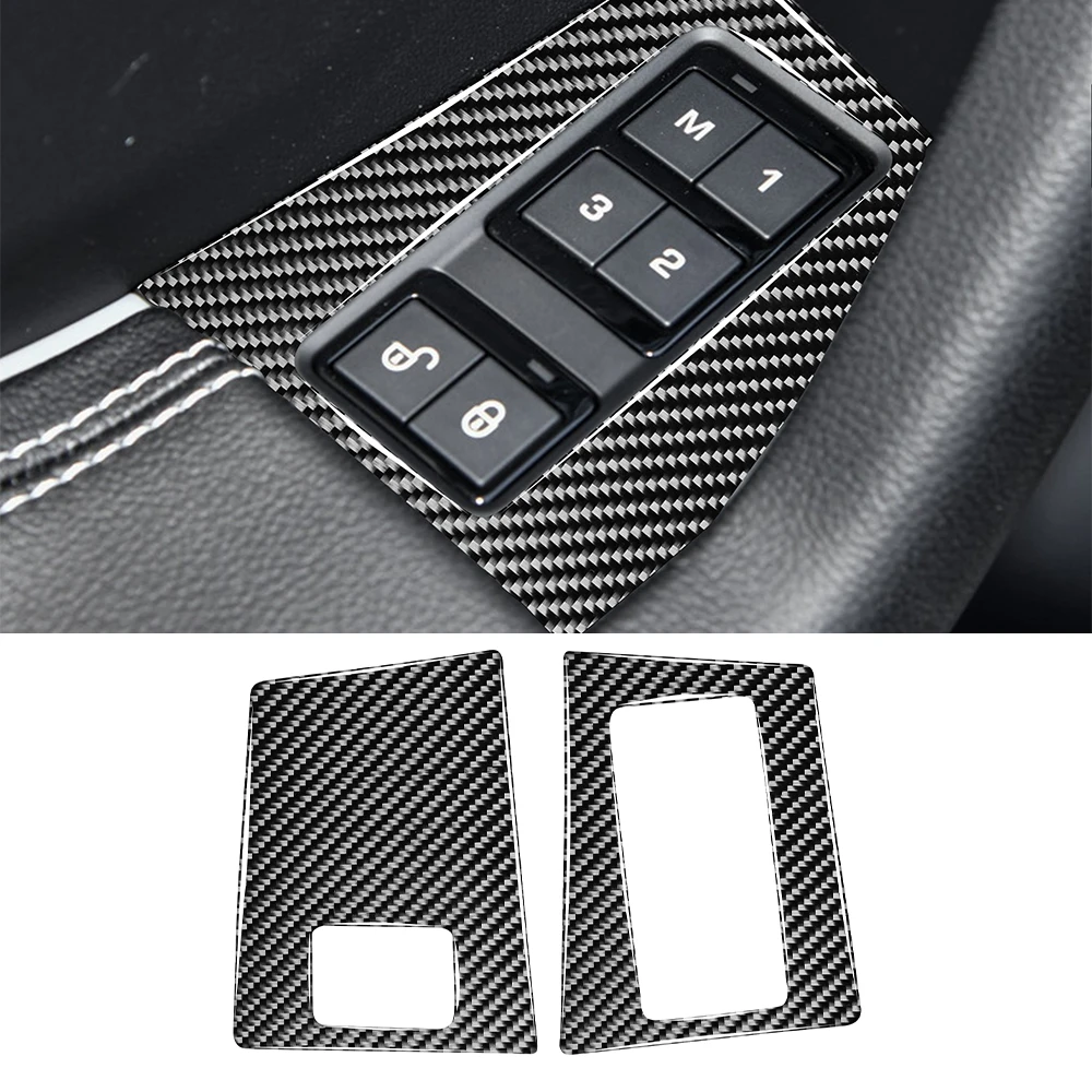 

for Jaguar F-PACE X761 2016 2017 2018 2019 2020 Seat Memory Cover Trim Sticker Decal Car Accessories Carbon Fiber