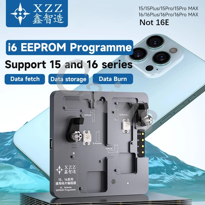 XZZ XINZHIZAO i6-EEPROM Логический программатор Baseband без разборки, чтение и запись для тестера чипов серии IPhone 15/16