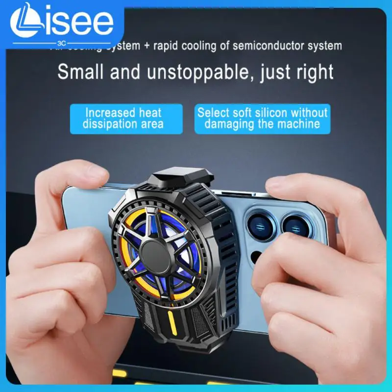 

Aluminum Semiconductor Radiator For 4.5-6 Inch Mobile Phone Portable Phone Cooling Fan Radiator For Cell Phone Game Cooling