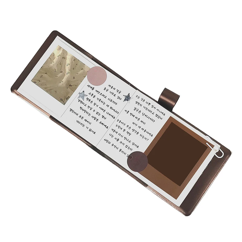 

Карманный блокнот A7 кофейного цвета