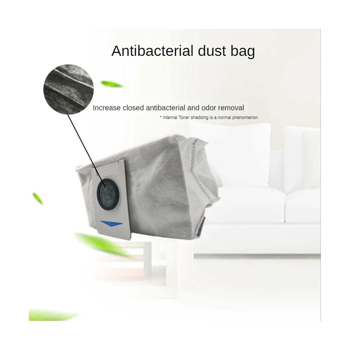 

23PCS Main Side Brush Dust Bag Mop Cloth for Ecovacs Deebot T20/T20MAX/T20PRO/X1 OMNI/T10 Omni/Turbo Vacuum Cleaner