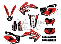 graphics backgrounds decal stickers kit for hondacrf250x2004 2005 2006 2007 2008 2009 2010 2011 2012 crf 25 x customnumber