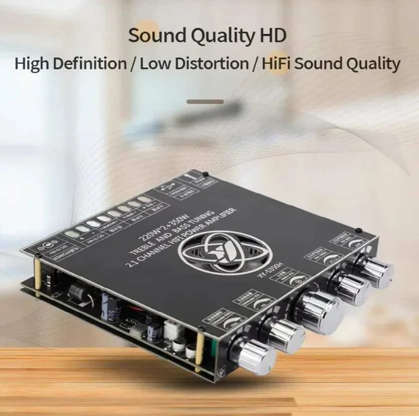 Фото XY-S350H 2.1-канальный Bluetooth-модуль усилителя звука с высоким качеством звука TPA3251D2 №5