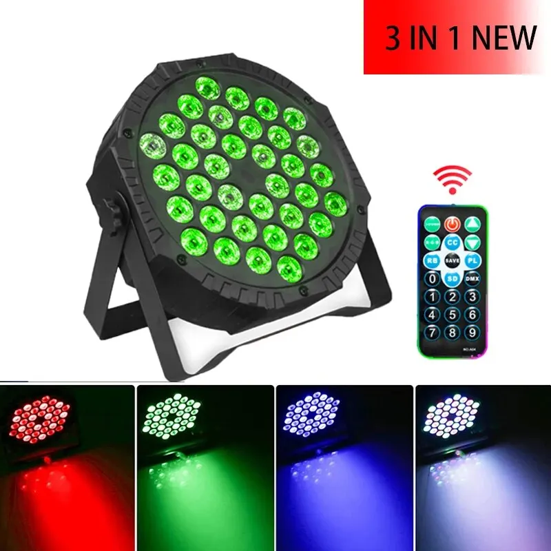 

RGBW 3IN1 DMX 512 Световые эффекты для сцены 36 шт.