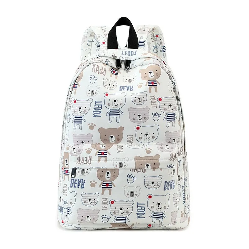 

Cross Border Cute Bear Kindergarten Backpack Boys And Girls Super Light Children Backpack Schoolbag For Primary School Students