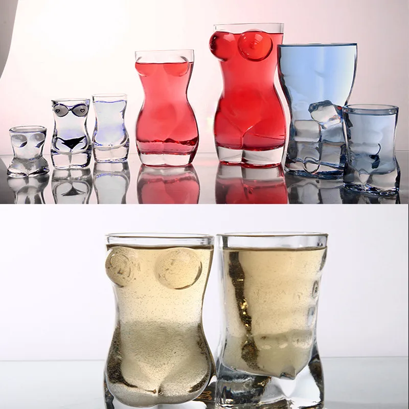 

60/400ml Creative 3d Adult Gift Durable Double Wall Whiskey Glasses Vodka Beer Cup Transparent Body Cup Bar Kitchen Beer Cup