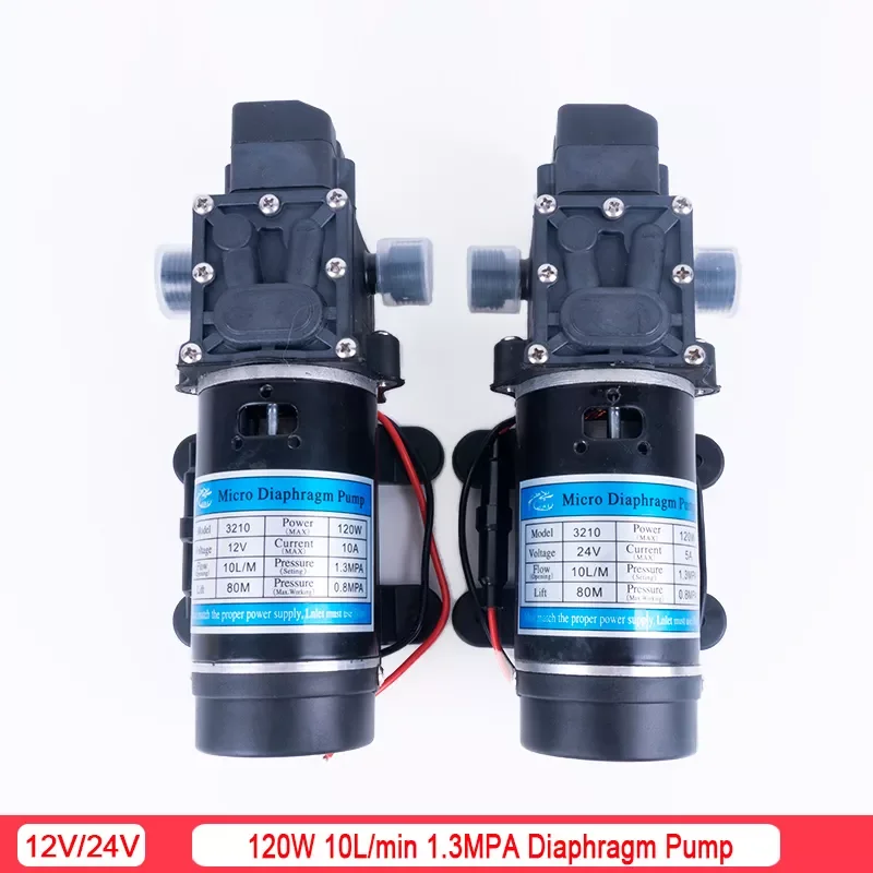 

Мембранный самовсасывающий насос высокого давления для мойки автомобилей, 12 В, 120 Вт, фунт/кв. Дюйм, 10 л/мин