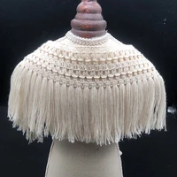 best 12cm wide beige cotton thread braided beard tassel lace diy clothes skirt hem hat sofa curtain trim decorative accessories
