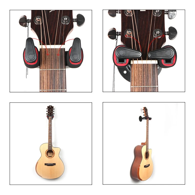 Настенная вешалка для гитары подставка укулеле бас банджо и мандолина настенная